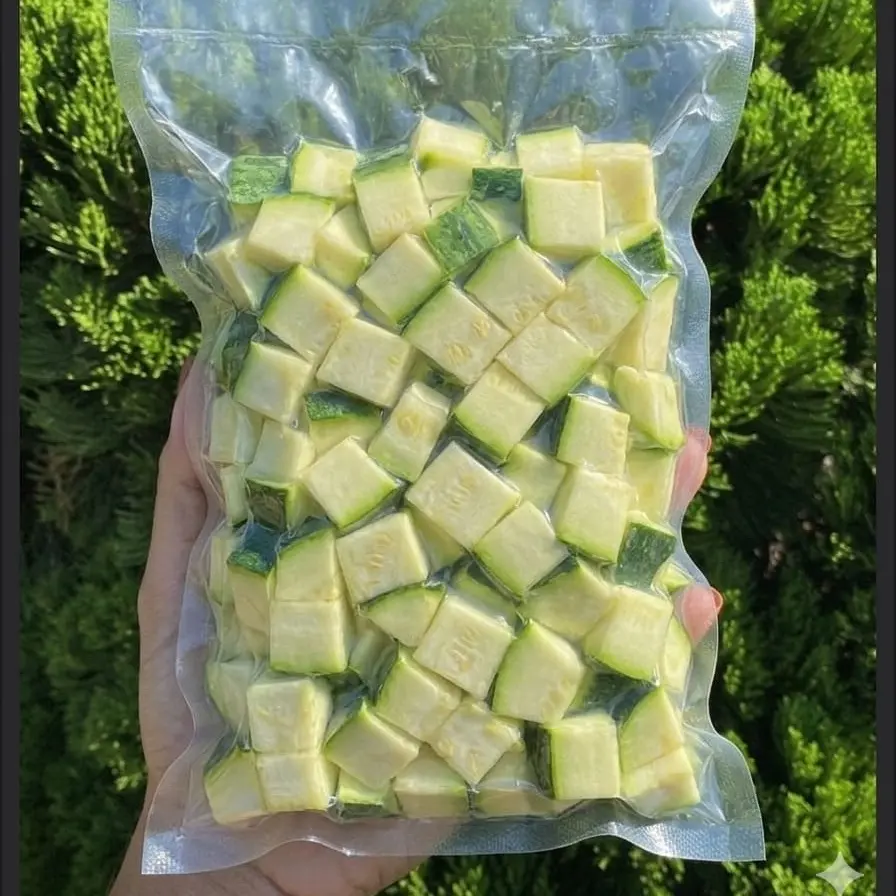 Abobrinha (Cubos) 400 gramas