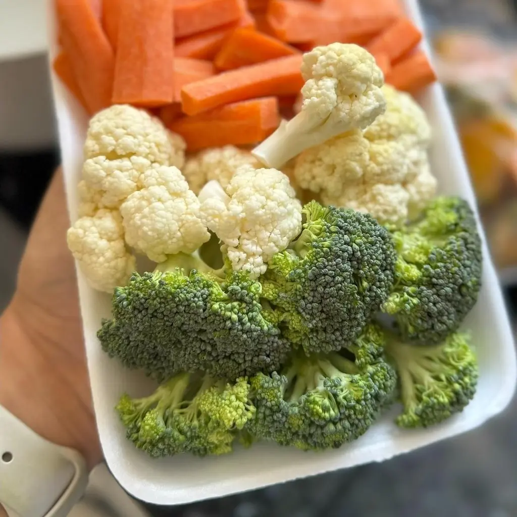 Kit brócolis, couve-flor e cenoura 350g