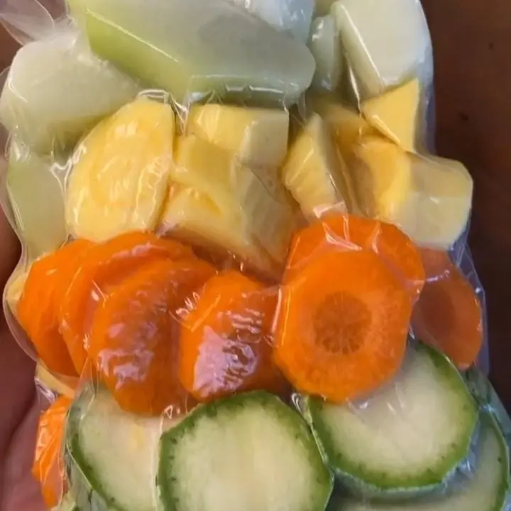 Mix abobrinha, cenoura, batata e chuchu